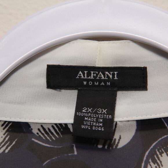 Alfani Circle Pattern Kimono Duster Size 2X/3X - Picture 5 of 6